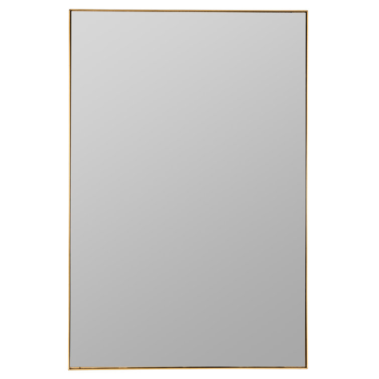 AllModern Eaton Rectangle Metal Wall Mirror & Reviews Wayfair